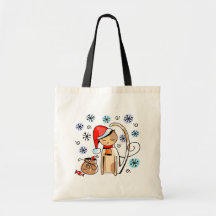 WeihnachtsMiezekatze Taschen