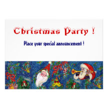 WEIHNACHTSnachtfeiertags-PARTY Einladungskarte