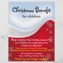 Weihnachtsnutzen für KinderFlyer