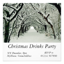WeihnachtsParty laden ein Personalisierte Einladungskarten