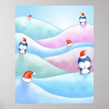 WeihnachtsPinguinland Plakat