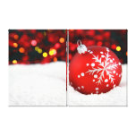 Weihnachtsschnee Galerie Gefaltete Leinwand