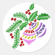 WeihnachtsSiegel-Aufkleber
