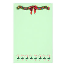 WeihnachtsSwag/Zuckerstange Individuelles Druckpapier