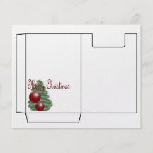 WEIHNACHTSverzierung Bedruckte Flyer