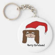 Weihnachtswelpe Keychain Schlüsselbänder