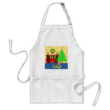 Weihnachtswelpe Schürze