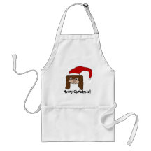 Weihnachtswelpen-Schürze