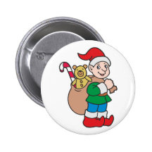 Weihnachtswichtel christmas elf buttons