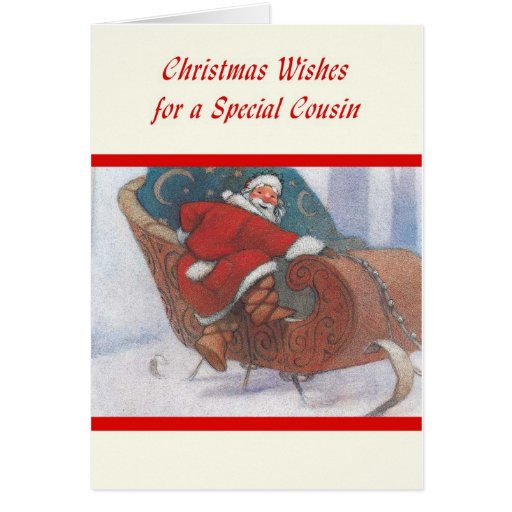 Weihnachtswünsche für einen speziellen Cousin Karten