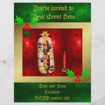 Weihnachtswürstchen Individuelle Flyer