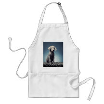 Weimaraner Welpe Schürzen