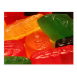 Wein-Gummi-Postkarte