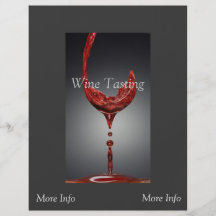 Wein-Probieren-Flyer