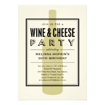 Wein-und Käse-Einladungen
