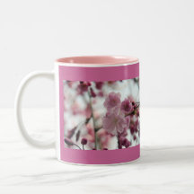 Weinender Kirschblüten-Becher Haferl