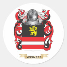 Weinreb Familienwappen (Wappen) Sticker