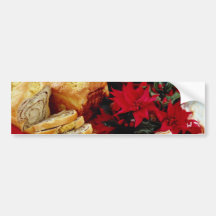 Weiß gebackene Waren-Blumen Auto Aufkleber
