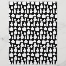 Weiß und schwarz, Geruch-Flaschen-Muster Flyerdruck