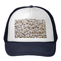 Weiße Bohnen Trucker Mütze