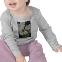 weiße Pfingstrosen Shirt