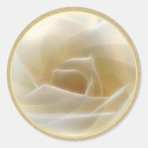 weiße Rosen-Hochzeits-Aufkleber (freier Raum)