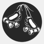 weiße Skate Sticker