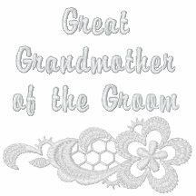 Weiße Spitze-Hochzeit - groß - Großmutter - Bräuti