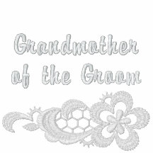 Weiße Spitze-Hochzeit - Großmutter des Bräutigams