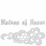 Weiße Spitze-Hochzeit - Matrone der Ehre