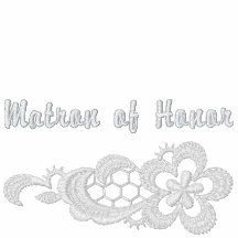 Weiße Spitze-Hochzeit - Matrone der Ehre
