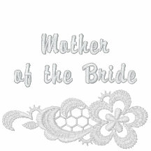Weiße Spitze-Hochzeit - Mutter der Braut