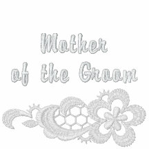 Weiße Spitze-Hochzeit - Mutter des Bräutigams