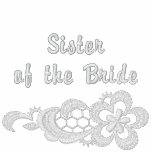 Weiße Spitze-Hochzeit - Schwester der Braut