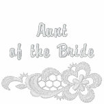 Weiße Spitze-Hochzeit - Tante der Braut