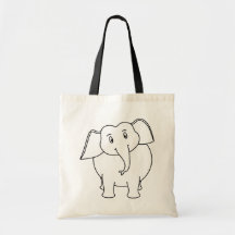 Weißer Elefant Tragetaschen