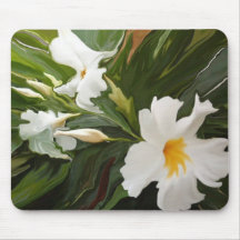 WEISSER JASMIN MOUSEPAD