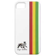 Weißer Rasta Streifen Iphone 5 Kasten iPhone 5 Etui