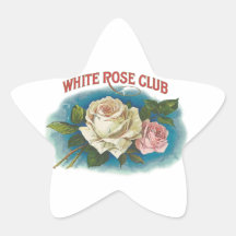 Weißer Rosen-Verein Sticker