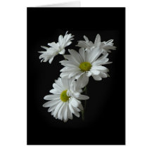Weißes Gänseblümchen-Mama-Anmerkungs-Karte