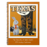 Weißes Kaninchen trifft den Texas-Cowboy Notizbücher