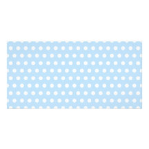 Weißes und blaues Tupfen-Muster. Spotty. Photo Karten