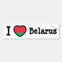 Weißrussland-Flagge Autosticker