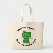 Welches Teil von Ribbit… Einkaufstaschen