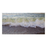 Wellen, die das Strand-Ufer 2 schlagen Bildkarte