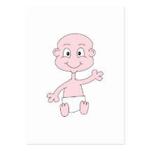 Wellenartig bewegendes niedliches Baby Visitenkarten Vorlagen