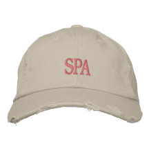 WELLNESS-CENTER beunruhigte Chino-Twill-Kappe Bestickte Baseballkappen