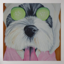 Wellness-Center-Hund Plakat