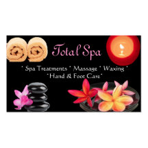 Wellness-Center-Massage-Salon-Geschäfts-Karten-Sch Visitenkarten Vorlage