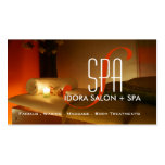 Wellness-Center und Massage-Geschäfts-Karten-Schab Visitenkarten Vorlage